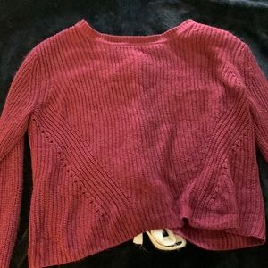 Francesca’s Berry Red sweater; never been worn